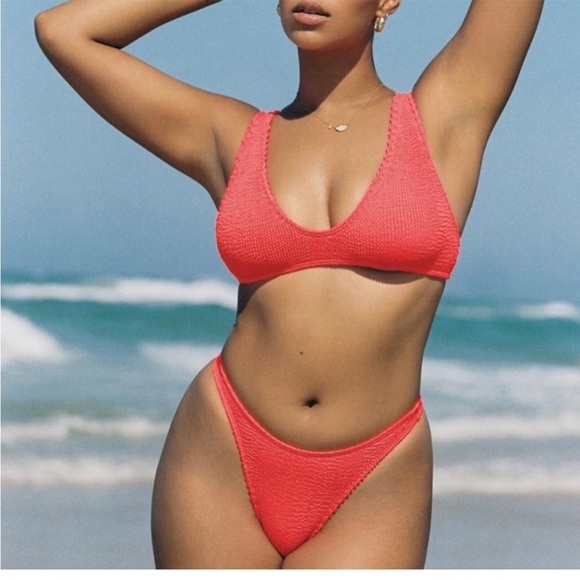 Bound by Bond-eye Set Scout Swim Bikini Top and Scene Bikini Bottom NWT Ribbed - Picture 4 of 14